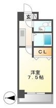 写真:フロンティアタワー名駅南 10階1002の間取図