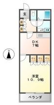 セイント橘の間取図