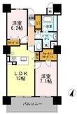 ロイヤルパークスERささしま SOUTHの間取図