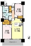 ロイヤルパークスERささしま SOUTHの間取図