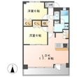 茶屋ヶ坂ライズの間取図