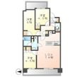 プレサンス名駅南ブリエの間取図