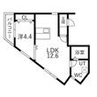 LeGioie太閤通駅4の間取図