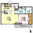 リエートの間取図