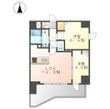 写真:S-RESIDENCE高岳clarity(クラリティ) 11階1103の間取図