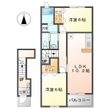サウスグリーンBの間取図