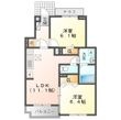 アルメールMの間取図