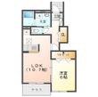 ヒルサイド緑ヶ丘Cの間取図