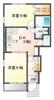 フェリア糸井Ｅの間取図