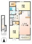 カーサ・255Bの間取図