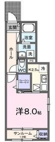 写真:フォレストコート網干 1階101の間取図