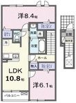 グランベッセル2の間取図