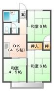 プレジール松下の間取図