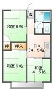 プレジール松下の間取図