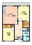 パークサイド瀬名川の間取図