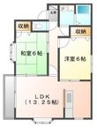 ストラッセ東千代田の間取図