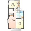 クレールの間取図