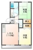 クレセントKの間取図