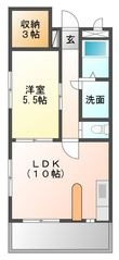 伊勢崎市除ケ町の間取図