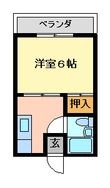 徳島市加茂名町庄山の間取図