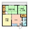 徳島市北矢三町２丁目の間取図