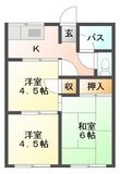徳島市中島田町4丁目の間取図