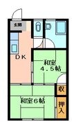 徳島市中島田町４丁目の間取図