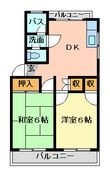 徳島市南矢三町３丁目の間取図