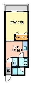 写真：徳島市南矢三町１丁目 2階207の間取図
