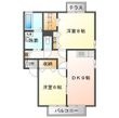 徳島市春日の間取図