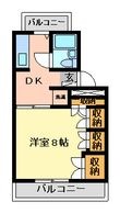 徳島市南矢三町３丁目の間取図