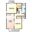 徳島市北田宮の間取図