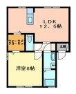 徳島市北田宮の間取図