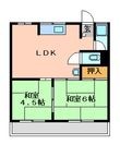 徳島市北矢三町の間取図