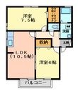 徳島市中島田町４丁目の間取図