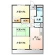 サウスヒルズBの間取図