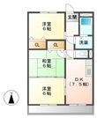 サウスヒルズAの間取図