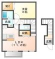 クイーンズタウン元町Ⅲの間取図