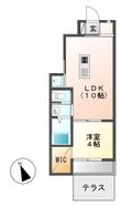 ユニヴァリィFの間取図