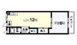 マンション寿の間取図