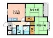 三東ハイツの間取図
