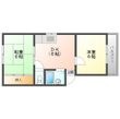 写真：光ハイツ 4階4Bの間取図