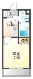 カルディア宇都の間取図