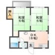 コーポ乙女石Ⅱの間取図