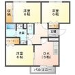 キャッスルニューエルⅠⅡの間取図