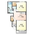 GRACE GARDEN ABの間取図