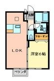 クレールヒルズＡの間取図