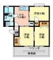 セベルハイツＢの間取図