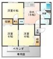 セベルハイツＢの間取図