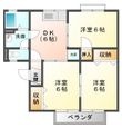 セベルハイツＢの間取図